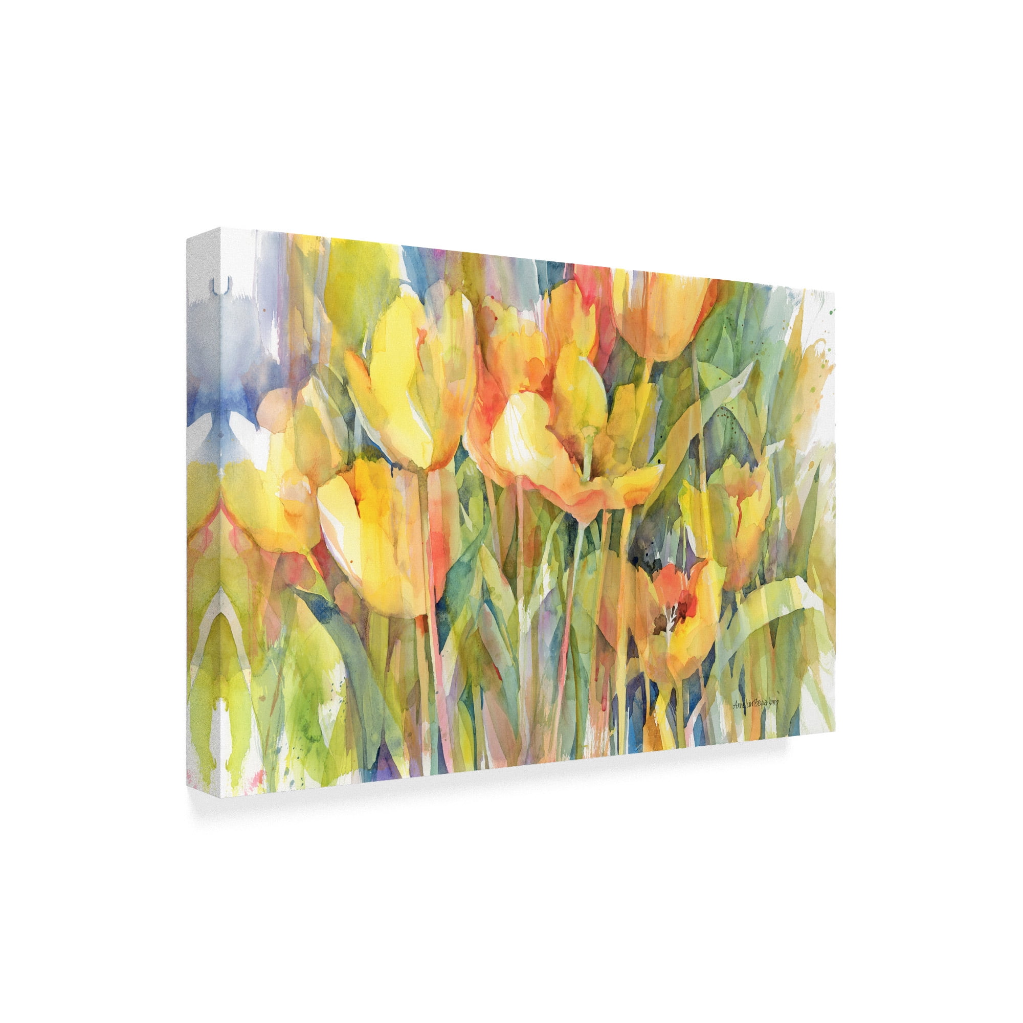Trademark Fine Art 'Golden Group' Canvas Art by Annelein Beukenkamp