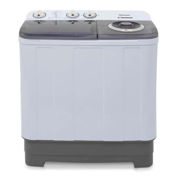 Lavadora Hisense Semiautomática 11 KG Dos Tinas Blanca