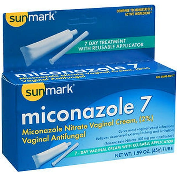 Sunmark Miconazole 7 Vaginal Cream 2, 100 mg, 7Day Treatment