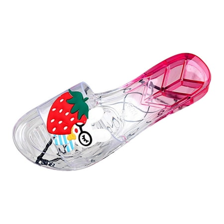 

Dyfzdhu Women Clip Toe Sandals Jelly Beach Flip Flops Female Students Korean Fashion Wear Summer Flat Sandals