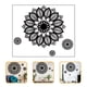 thumbnail image 3 of Mandala pared pegatina negro Mandala flor pared calcomanía Yoga habitación pared arte Decoración HOMEMAXS MX16374429, 3 of 5