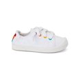 thumbnail image 5 of Wonder Nation Toddler Girl Casual Bump Toe Sneaker, 5 of 6