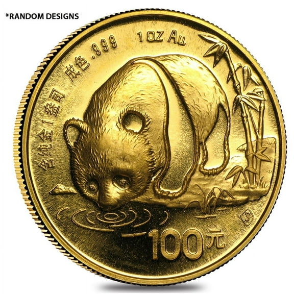 Chinese 1 oz Gold Panda Proof/Unc (Random Year, Not Sealed)