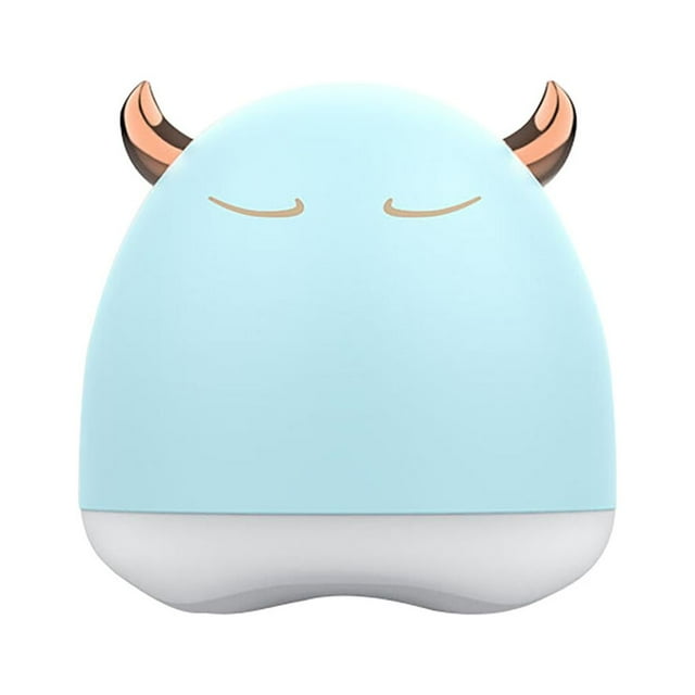 Inteprter Humidificador USB Luz nocturna 280 ml Lámpara de respiración Difusor de aire Máquina humidificadora Blanco Humidificadores cielo azul