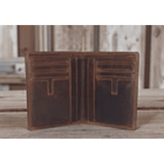 Vintage Leather Mens Slim Bifold Wallet RFID Blocking Credit Card Holder Wallets
