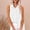 White Tops, variant on CUSTG Casual Blouses For Women Simple Summer Sleeveless V Neck Button Down Solid Color Linen Shirts Tank Blouse Leisure Tops
