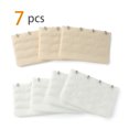 thumbnail image 2 of INSPIRE CHIC Women's 3 Rows 4 Hooks Bra Extenders Straps Extension Multi-Color-8 3 Rows 4 Hooks 7 Pcs, 2 of 5