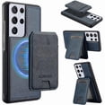 thumbnail image 1 of LC.IMEEKE L3 For Samsung Galaxy S22 Ultra 5G Magnetic Case Detachable Card Holder Leather TPU Mobile, 1 of 5