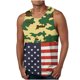 thumbnail image 1 of Camiseta sin mangas de cuello redondo para hombre, informal, a la moda, sin mangas, con estampado, blusa deportiva de cuello redondo para hombre, 1 of 4