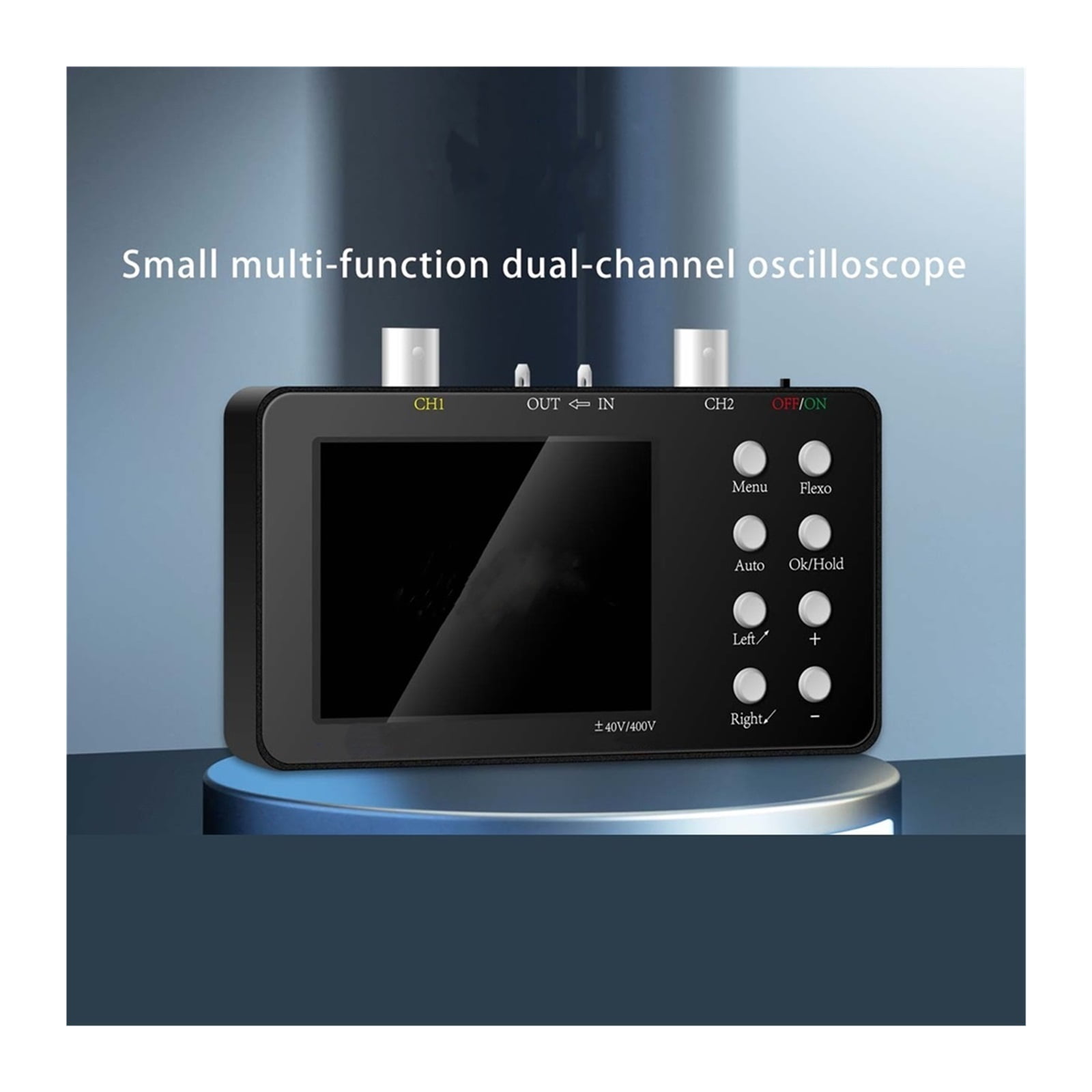 Dual Channel Digital Oscilloscope 50M Sampling Rate 10MSa/S Analog Bandwidth One Key AUTO Portable Digital Oscilloscope ,Professional Designed