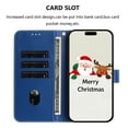 thumbnail image 6 of Phone Case for iPhone 17 Pro Max, Luxury Christmas Pattern Card Slots Cash Pocket Magnetic Clasp Full Body Protection Shockproof Kickstand Wallet Flip Case with Wrist Strap for iPhone 17 Pro Max, B, 6 of 9