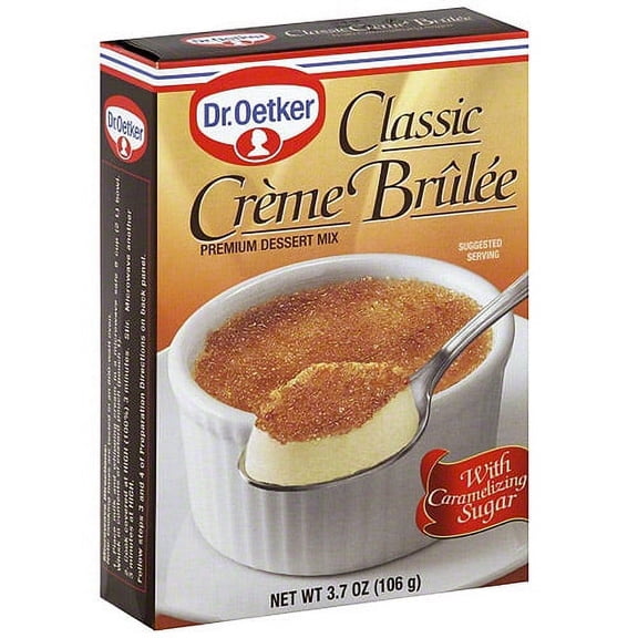 Dr. Oetker Classic Creme Brulee Dessert Mix, 3.7 oz (Pack of 12)