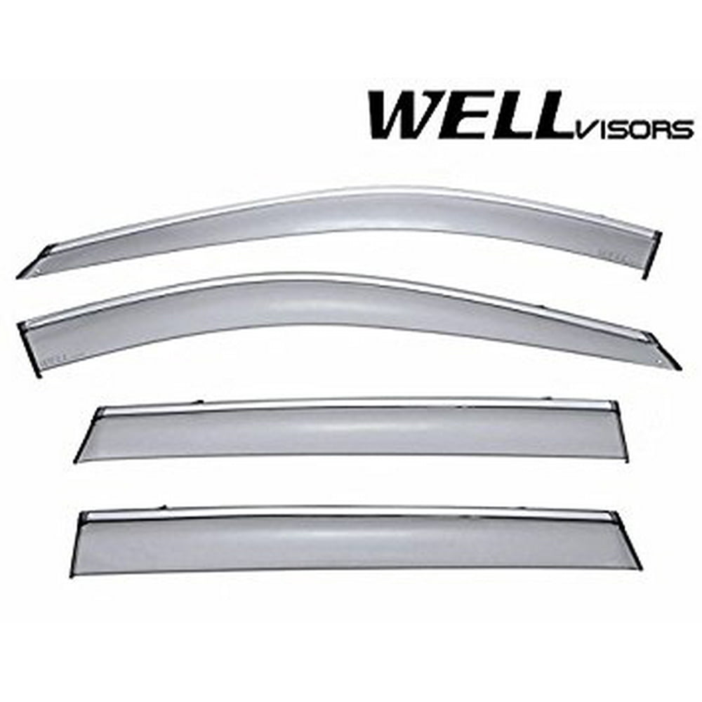 WellVisors Side Window Wind Deflector Visors Nissan Rogue 14up 2014