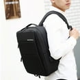 thumbnail image 4 of WIZUTIZ Laptop Backpack 15 Inch Large Travel Backpack For Men Women Computer Work Business College Backpack Bookbag Carry Backpack With USB Port Womens Large Solid Bags Waterproof Durable Bag Black, 4 of 5