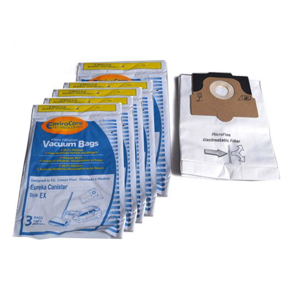 Sanitaire V Canister Limited 6 Eureka Allergy Mighty Mite Vacuum Style MM Bags 