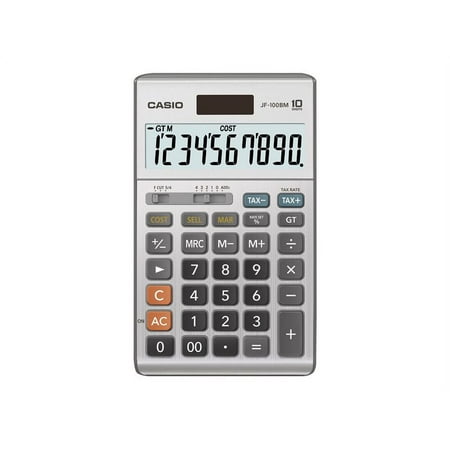 Casio JF100BM 10 Digit Semi-Desktop Calculator