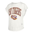 thumbnail image 2 of Women's Pressbox  Cream LSU Tigers Nelson Movement Open Back Slub T-Shirt, 2 of 3