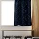thumbnail image 4 of Cortinas opacas de alta sombreado, 70%-90%, con bolsillo para varilla, para balcón y dormitorio azul marino 74x90cm, 4 of 9