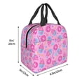 thumbnail image 3 of Sikiie Donuts Lunch Bag for Women & Men Adult Insulated Lunch Box, Food Lunch Containers Lunch Tote Bags for Work, Travel, Outdoor, 3 of 8
