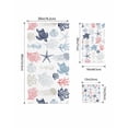 thumbnail image 4 of Blue Red Coastal Bath Towels for Bathroom Set,Luxury Microfiber Towels Gifts for Women,Beach Kitchen Hand Hair Face Towel and Dish Washcloth,Nautical Summer Beach Coral Sea Turtle Towels+Set, 4 of 7
