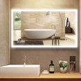 thumbnail image 2 of Vanity Art 48 in. Rectangular LED Wall Mirror with with Touch Sensor Switch, 2 of 8