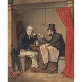 thumbnail image 2 of Michele Fanoli 20x24 Gold Ornate Framed and Double Matted Museum Art Print Titled - Politics in an Oyster House (1851), 2 of 4