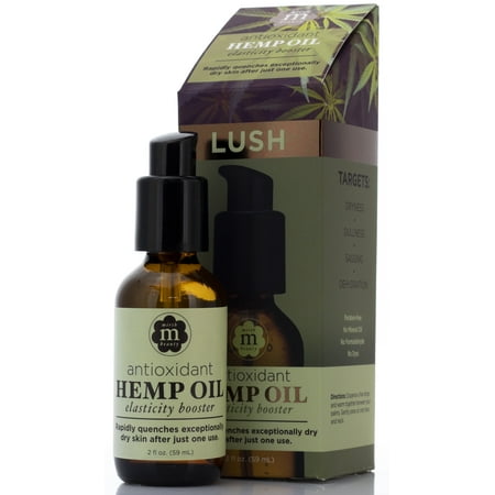 Antioxidant Hemp Oil Facial Serum for Dry and Oily Skin  Elasticity-Boosting, Hydrating Hemp Seed Oil Smooths Wrinkles & Fine Lines  Paraben-Free Facial Oil and Pure Natural Extracts by Mirth