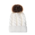 thumbnail image 1 of Bonnet en Laine Tricoté Chaud pour Femmes, Cache-Oreilles, 1 of 8