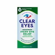 Clear Eyes Itchy Eye Relief Eye Drops 0.5 oz (Pack of 5)