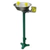 Speakman SE-491 Traditional Series Pedestal-Mounted Emergency Eye and Face Wash, Stainless Steel Bowl