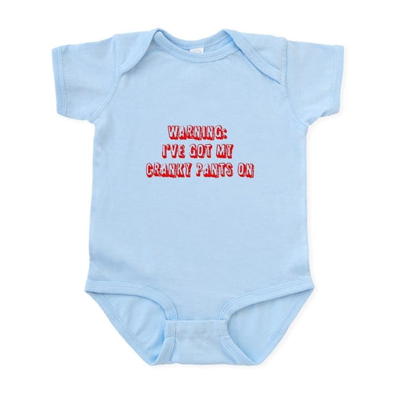CafePress - Cranky Pants Onesie - Baby Light Bodysuit, Size Newborn - 24 Months