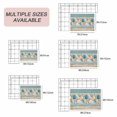 thumbnail image 6 of Teal Blue Brown Beach Coastal Outdoor Rug 5x7 Ft, Non Slip Washable Area Rug, Nautical Shell Starfish Coral Summer Patio Rugs Carpet Runner, Large Floor Mat for Indoor/Outdoor Deck Porch Camping, 6 of 8