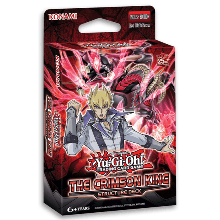 yugioh cards walmart Yu-Gi-Oh! Trading Card Games The Crimson King Structure Deck Featuring Jack  Atlas