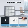 thumbnail image 3 of VEVOR 9 Doors Metal Locker Metal Storage Cabinet Locker Employees Steel Storage Cabinet Locker Office Gray, 3 of 7