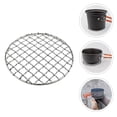 thumbnail image 3 of MIANGASTORE Portable Outdoor Pot Rack Barbecue Roud Stove Stainless Fire Wood Mesh Grid, 3 of 8