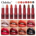 thumbnail image 2 of Clubday Diamond Glitter Lipstick, Black Metallic Shimmer Lipstick, High Pigment Non-Stick Cup Dramatic Party Lipstick, 2 of 9