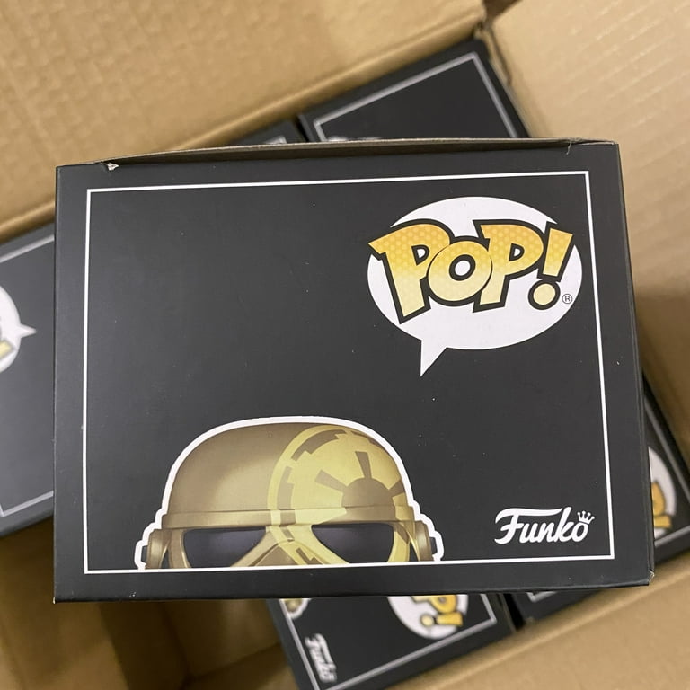 Star Wars Funko POP! #296 Golden Stormtrooper with Protector