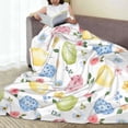 thumbnail image 6 of Pofeuu Easter Egg3 Print Ultra-Soft Micro Fleece Blanket,for Bed Or Sofa,All Season Throw Blankets Flannel Blanket-50"x40", 6 of 7