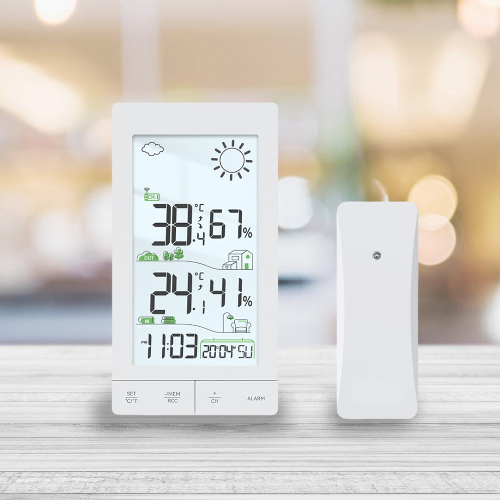 Advanced Weather Stations touch screens Thermometers Hygrometer Weather Forecasters for Home & Garden Monitorin
