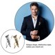 thumbnail image 3 of 2 uds traje Collar ropa Pin Vintage broches masculinos Pin de solapa Pin Stick Pin, 3 of 5