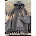 thumbnail image 3 of Sudaderas con dibujos animados kawaii divertidas para hombre, sudaderas con capucha de moda con personalidad, sudaderas holgadas de estilo hip hop con forro polar, 3 of 5