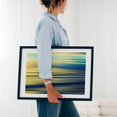 thumbnail image 4 of Blurred Dreams - Photography Abstract Ocean Sunset Coast Waves Minimalist Landscape Black Framed Wall Art Print 6 x 8 inches, 4 of 7