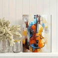 thumbnail image 2 of Abstract Violin Oil Painting Canvas Wall Art，Suitable for Living Room，Bedroom，Office，Dining Room，and Hallway Decoration., 2 of 8