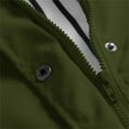 thumbnail image 6 of Tdoqot Girls Waterproof Windbreaker with Hood- Zip Up Lightweight Casual Kids Fall Jackets Army Green Size 4, 6 of 8