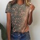 thumbnail image 2 of Camisas de Manga Larga para las Mujeres Suelto Ajuste Impreso Verano Sexy Cuello Redondo Superior, Poliéster Regular, 2 of 5