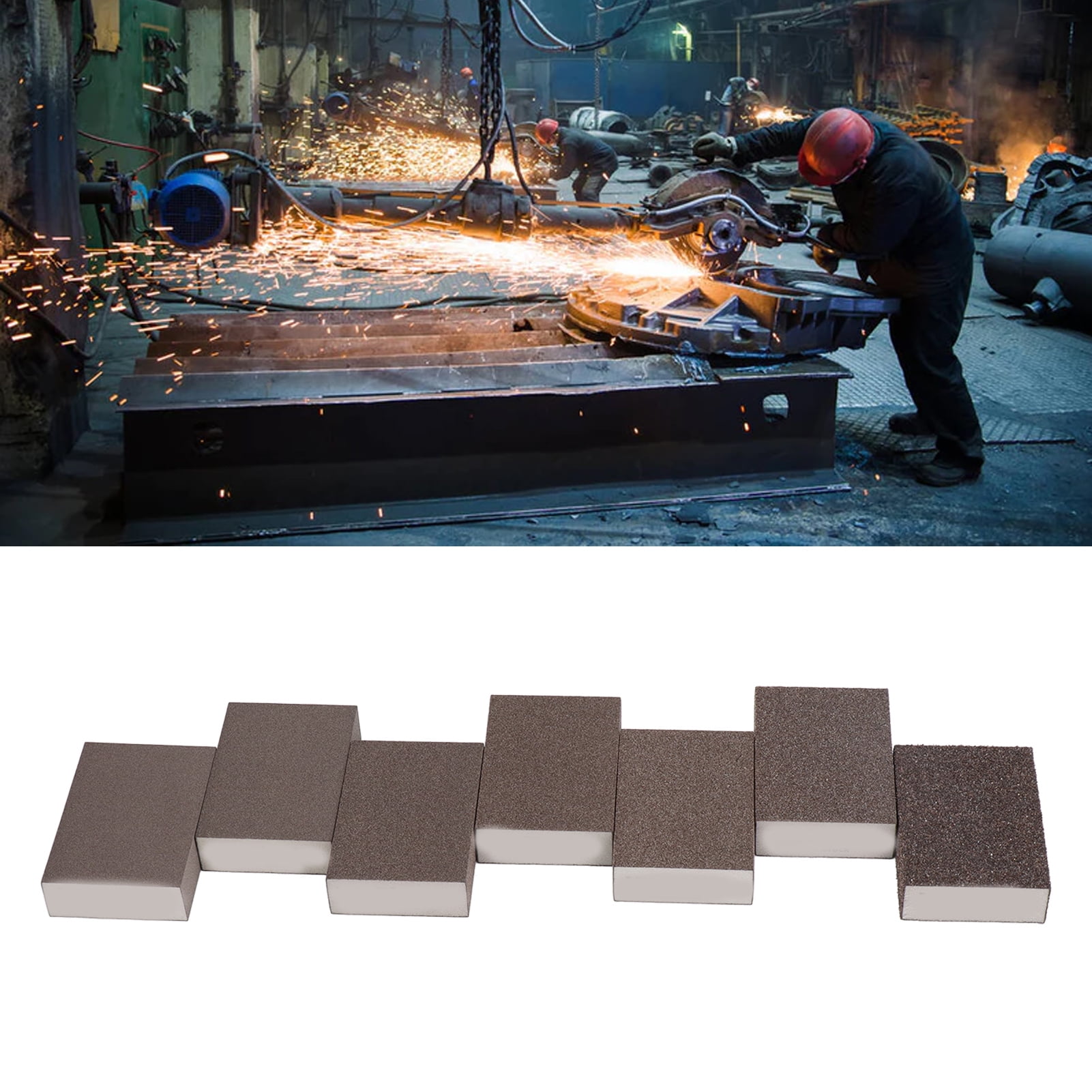 Sanding Sponge Set 36/60/80/100 4 Different Sanding Sponge Sanding Pads Assortment Sanding Block 8 Pieces Sanding Block Emery Paper Set For Wood Metal Wall Foam Drywall - View #11