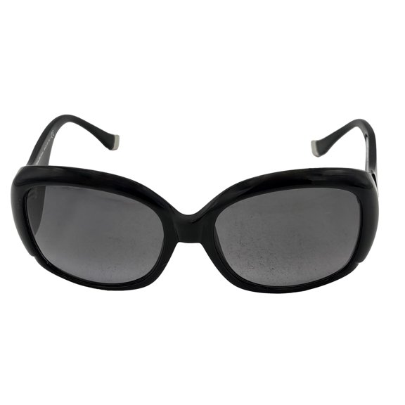 John Galliano Womens Square Black Fashion Plastic Sunglass JG22