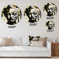 thumbnail image 5 of Designart "Divine Feminine Ascension IV" Modern Woman Round Metal Art, 5 of 5