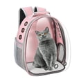 thumbnail image 1 of Mochila portabebés Dorphy Space Capsule para gato y perro, color rosa, 1 of 8