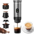 thumbnail image 1 of Portable 3-in-1 Espresso Coffee Maker, Self-Heating & Rechargeable with Smart Display &mdash; Works with Ground Coffee, Small & Large Capsules; Trave, 1 of 7